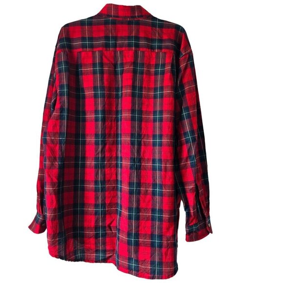 Pendleton Vintage 100% Wool Tartan Plaid Button Down Shirt Size XL - Picture 2 of 5